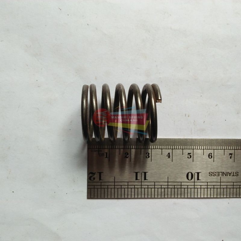 Per Spring pegas Tekan 2.5 mm Baja Panjang 31 mm