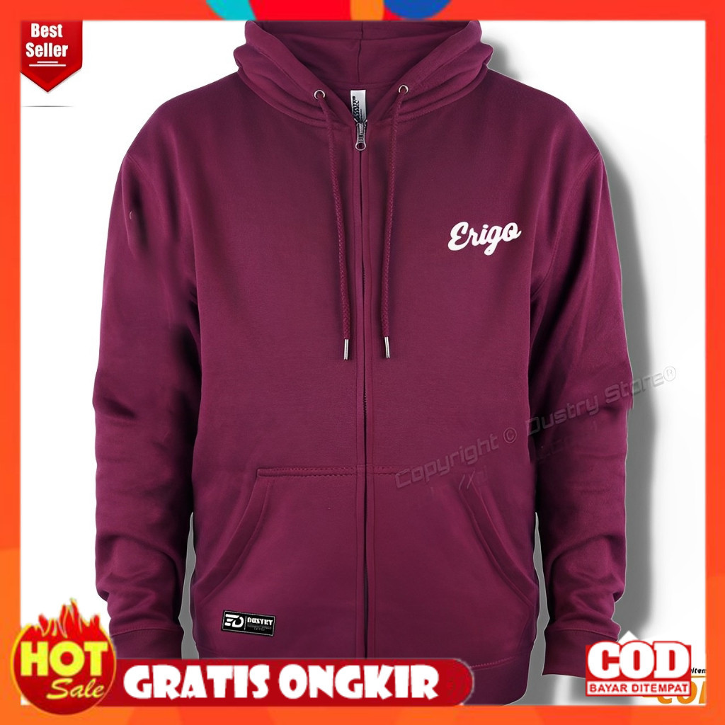 [PREMIUM ORIGINAL] Jaket Sweater Pria ERIGO Sweater Jumper Dztry Hoodie Jaket Vintage Jaket Suiter S