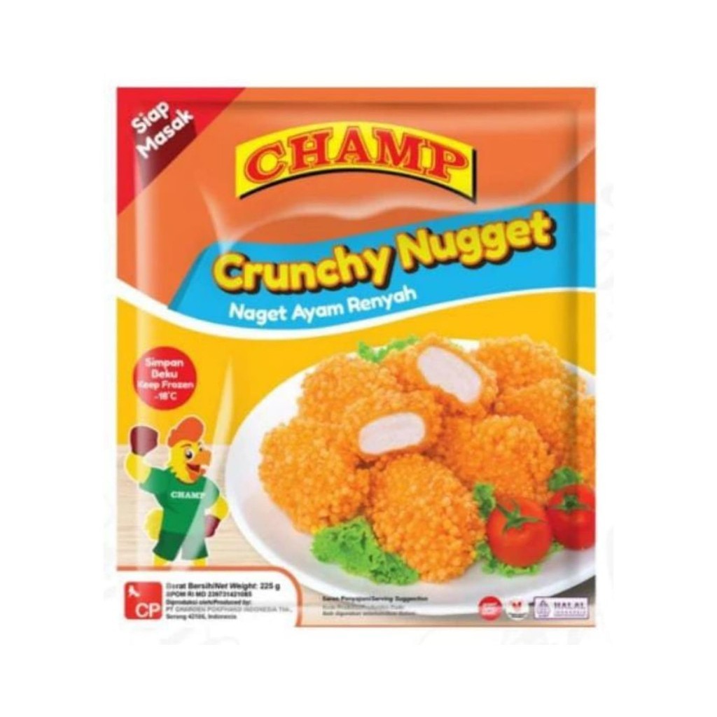 

Champ Crunchy Nugget TERBARU! | Nugget Crispy Bubble 225gr