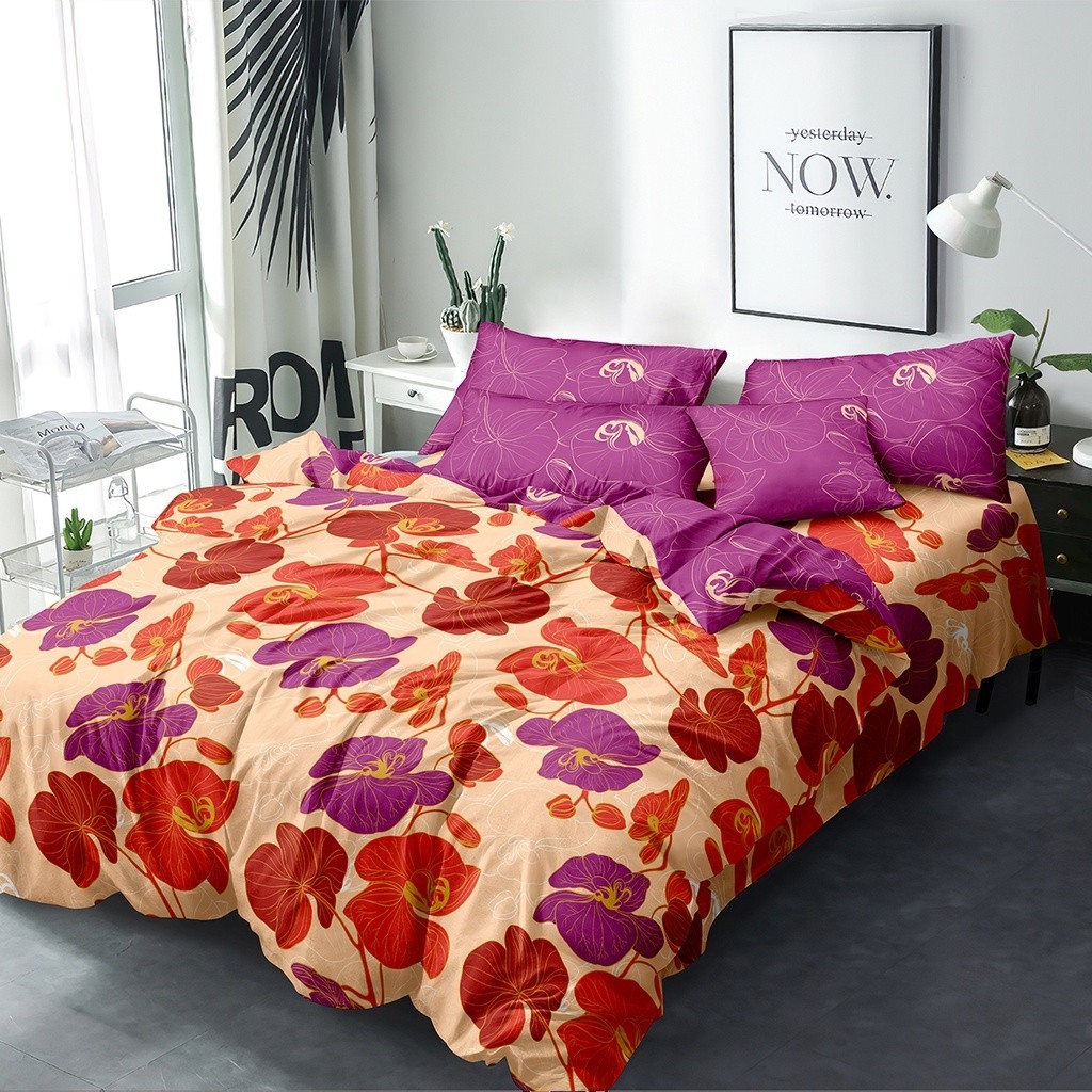 Internal - Bed Cover Set Queen 160x200 Tinggi 25 Fitted - Jodie