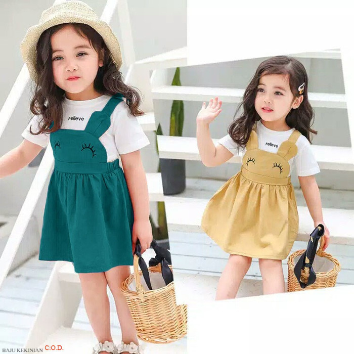 Baju JS BEAUTY SLEEP SL Jumpsuit Anak perempuan spandek Kekinian