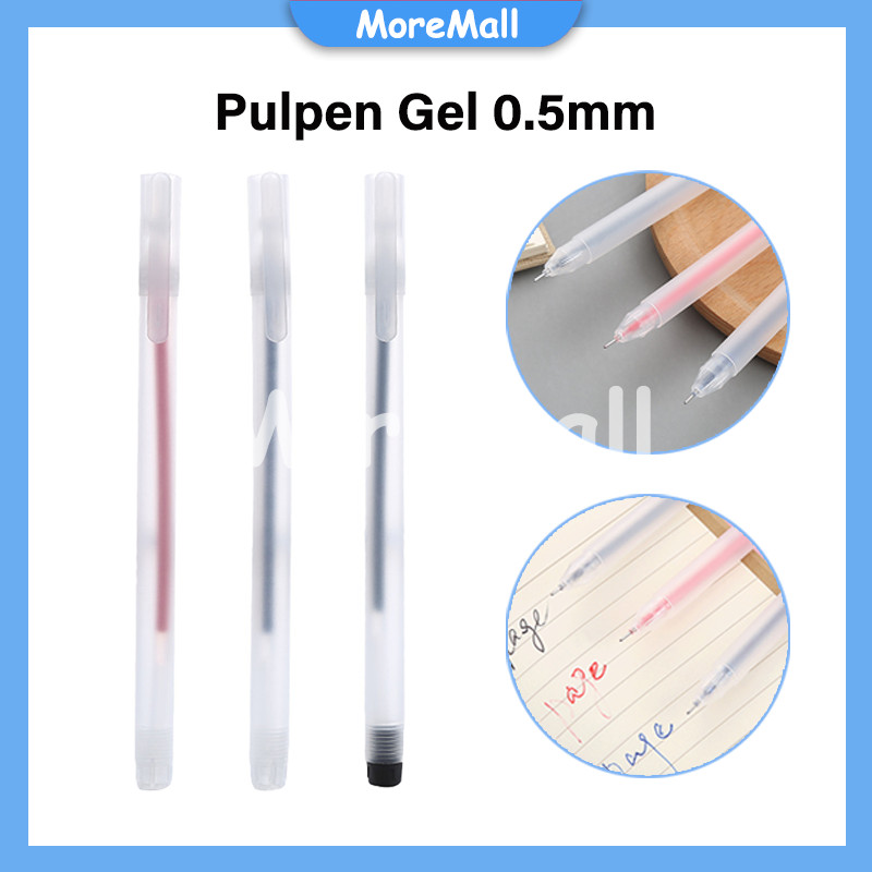 

Pulpen Transparant Gel 0.5mm Bolpoin /Pena Pen Tinta Gel Cair