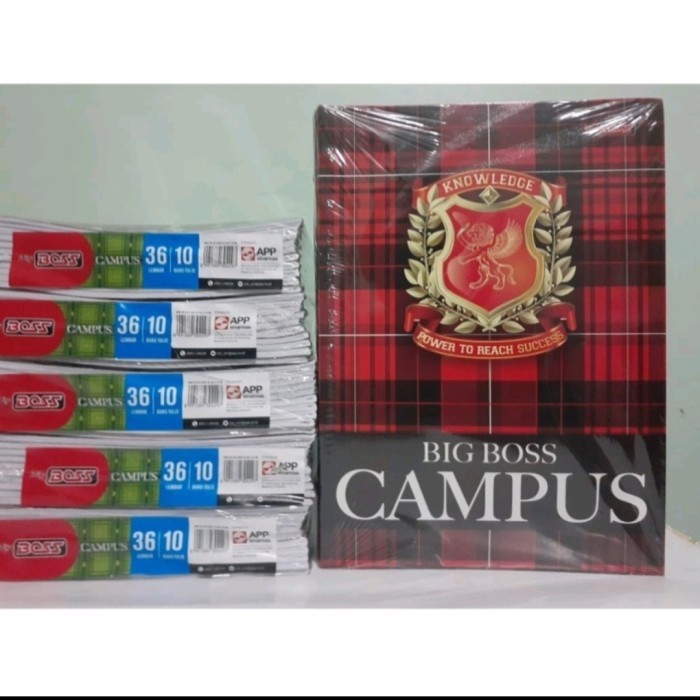 

✨LARIS✨ -Buku Tulis Campus Big Boss isi 36 Lembar (10 Buku)