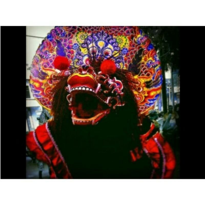 Mainan Barongan Tradisional | barongan spon besar barongan devil anak bonus kemul pecut bopo tari an