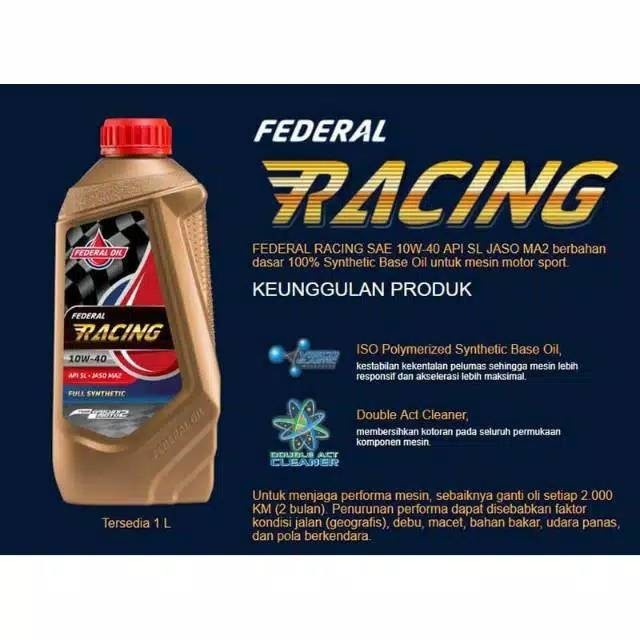 [ FURMOTOR ] OLI RACING FEDERAL MURAH ORIGINAL OLI RACING FEDERAL ORIGINAL OLI FEDERAL OLI RACING