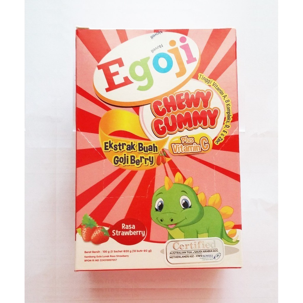 

Egoji Gummy Sachet - Strawberry - ALF06