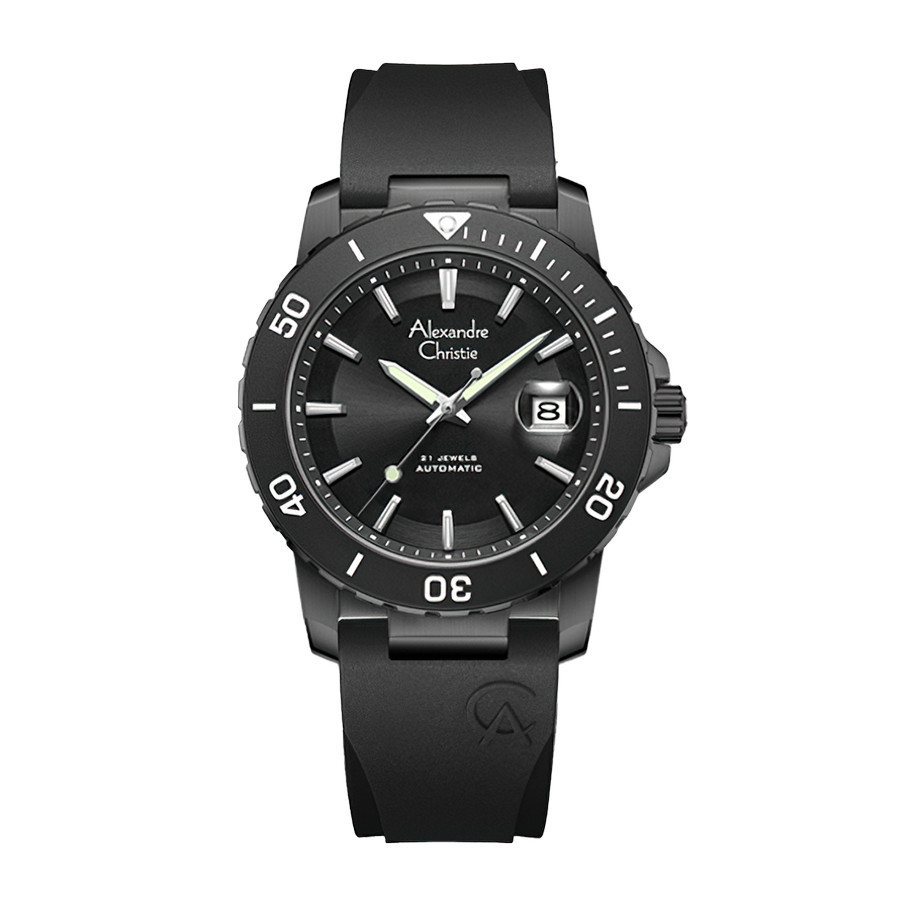 Jam Tangan Pria Automatic Alexandre Christie AC 6141