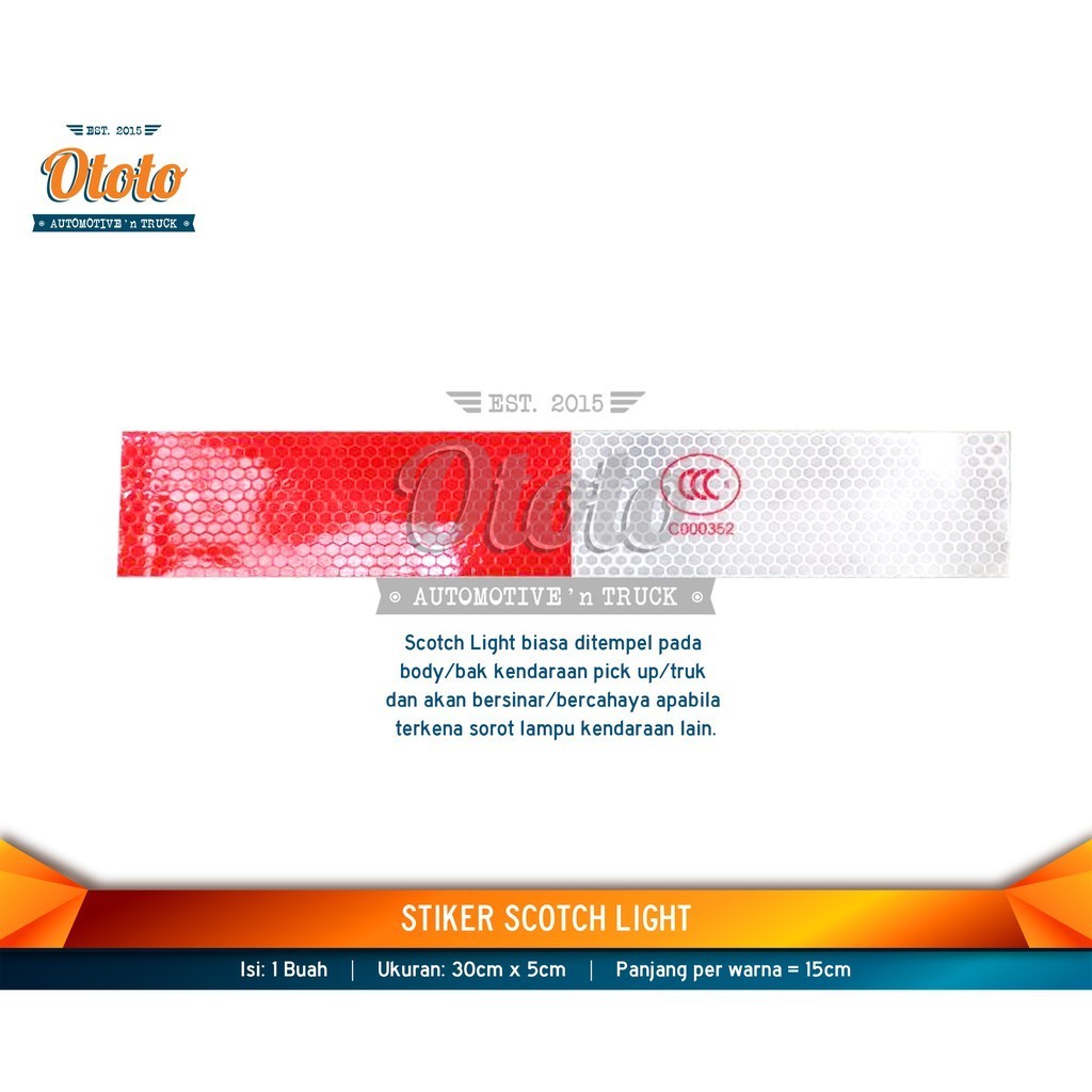 

stiker Scotch Light 30 cm