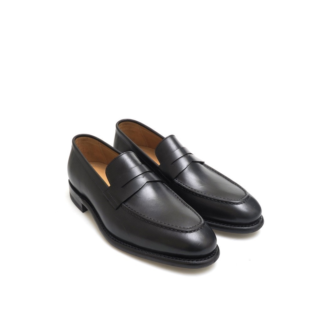 MARZO BLACK Sepatu Kulit Loafers Pria by Mario Minardi