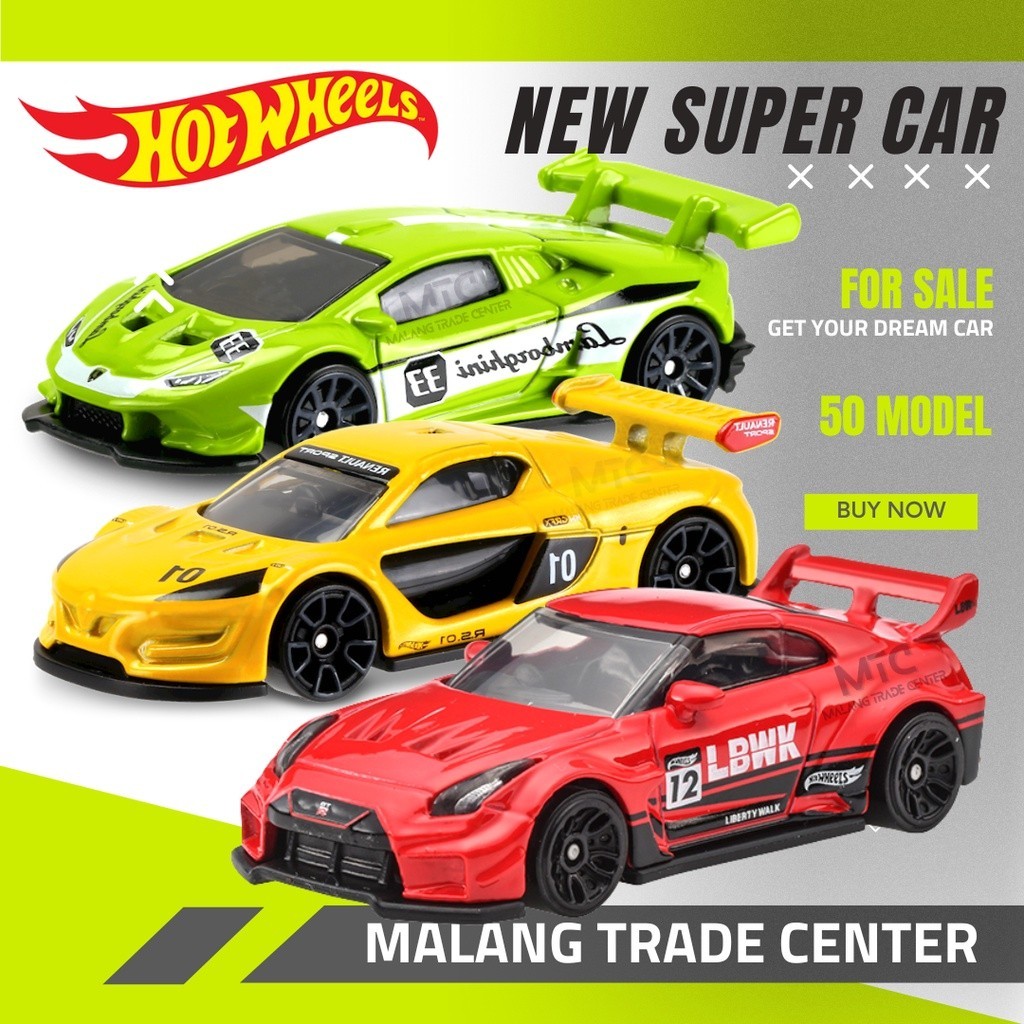 KEREN Hot Wheels Original Diecast Mobil Balap Racing Car Super Car Mobil Sport Car HotWheels Origina
