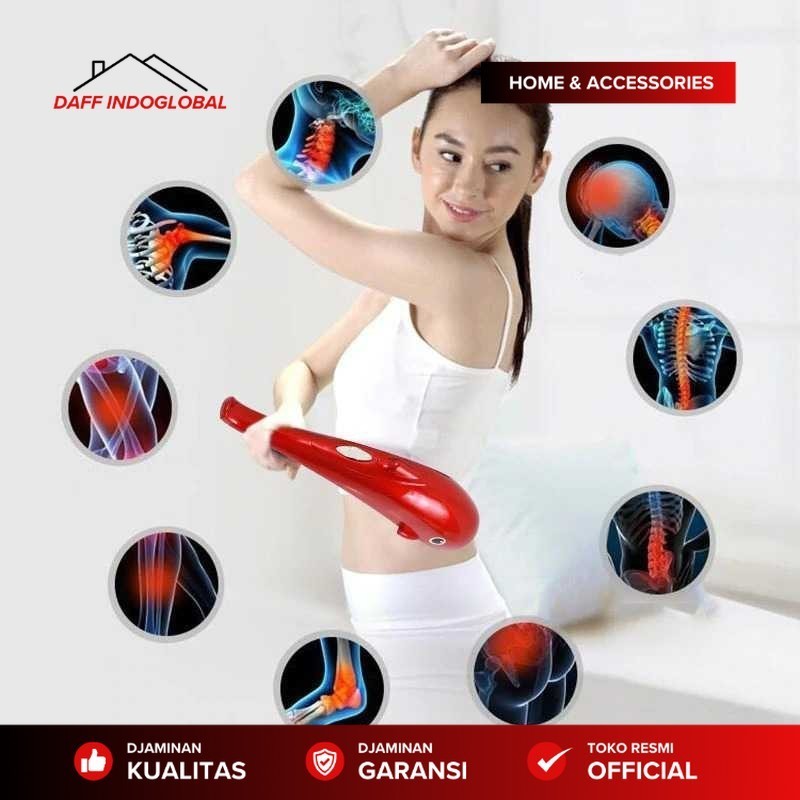 Original Qingfeng Alat Pijat Elektrik Dolphin Massager Shoulder Vibration USB - HK668