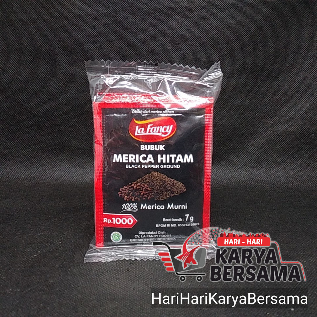

LA FANCY BUBUK MERICA HITAM 6'S X 7GR
