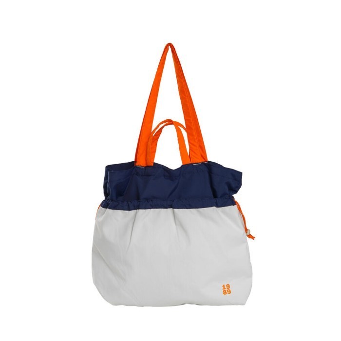 E1GER WS TRISHA DRAWSTRING TOTE BAG - Navy
