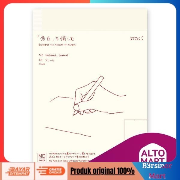 

[KUALITAS TERBAIK] MIDORI MD Notebook A5 Buku Tulis Premium Journal Jurnal Diary - FRAMED