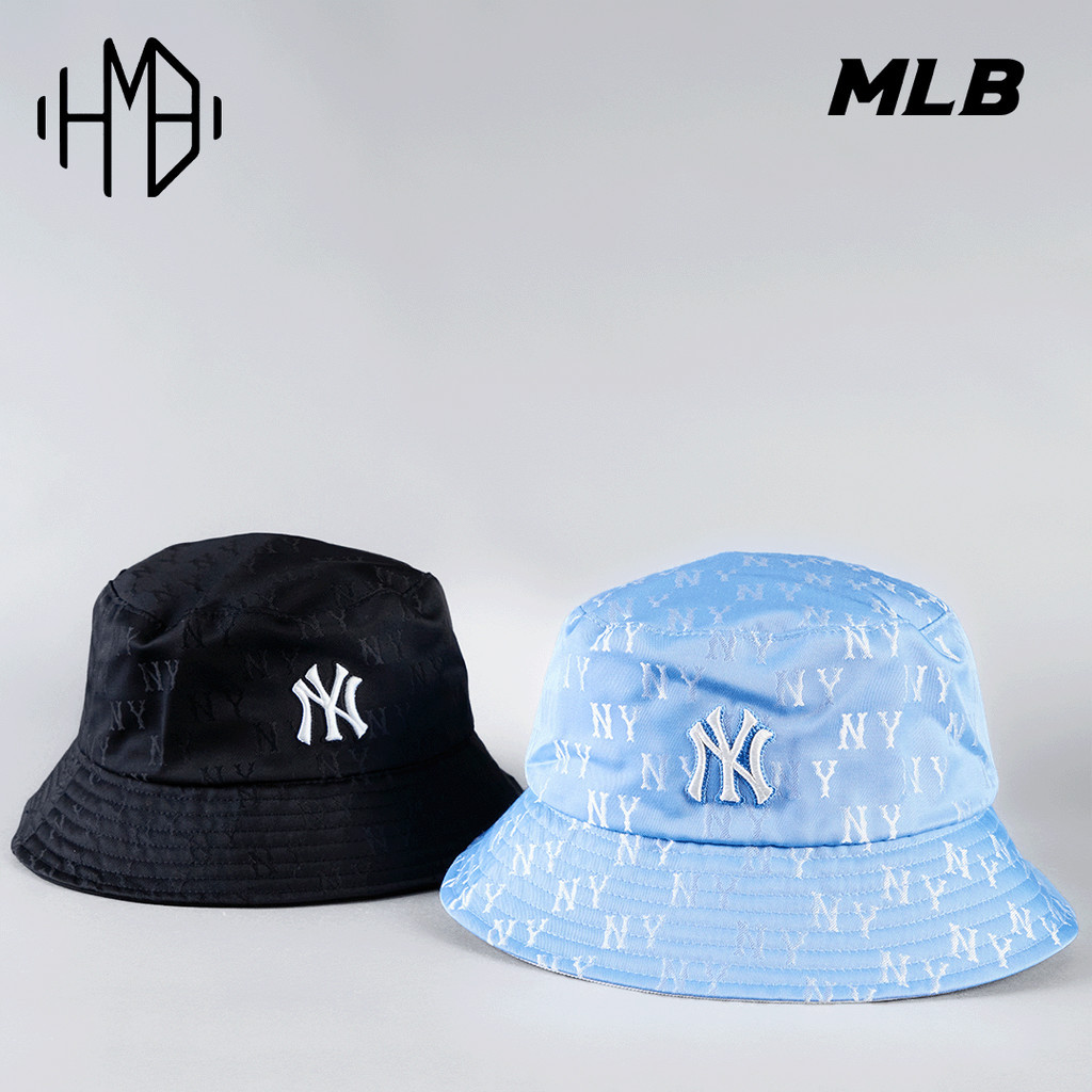MLB Korea Classic Monogram Bucket Hat 100% Authentic