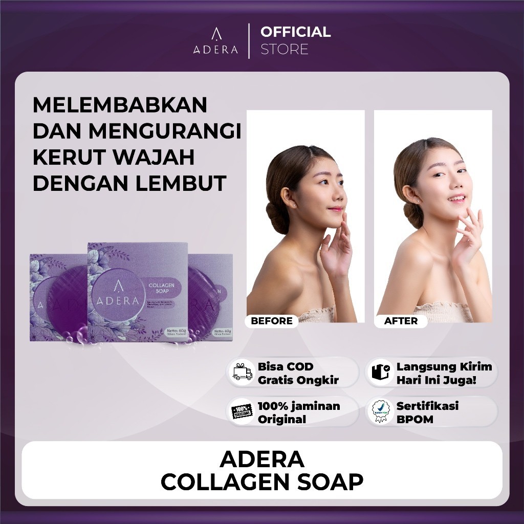 

Collagen Soap ADERA Membantu Menyembuhkan Luka dan Mencerahkan Kulit Sudah BPOM 100% ORIGINAL Syabie Original Termurah