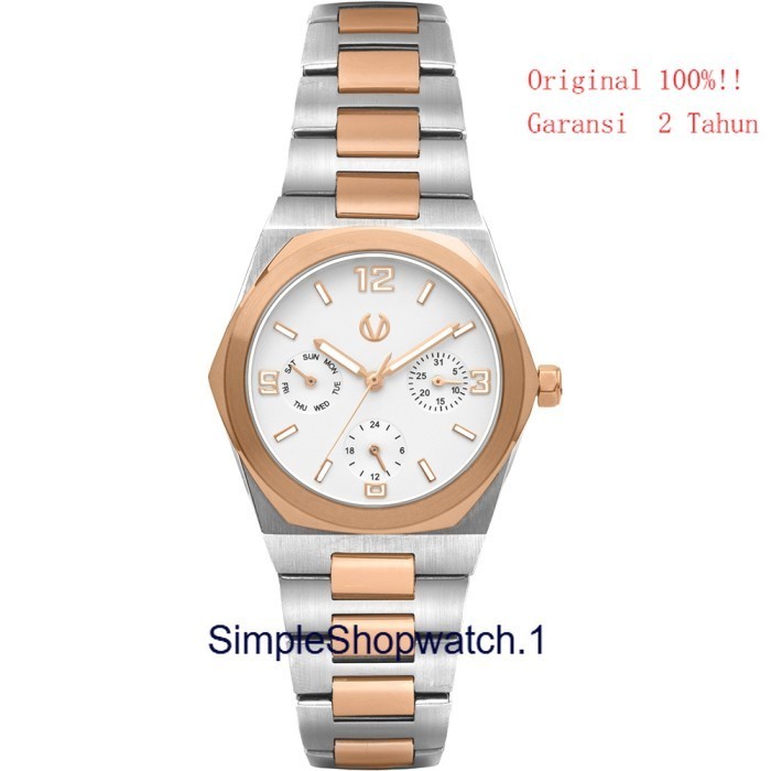 Original 100% Jam Tangan CHRIST VERRA Wanita Original CV 922163L-14 SLV Garansi Resmi 2 Tahun