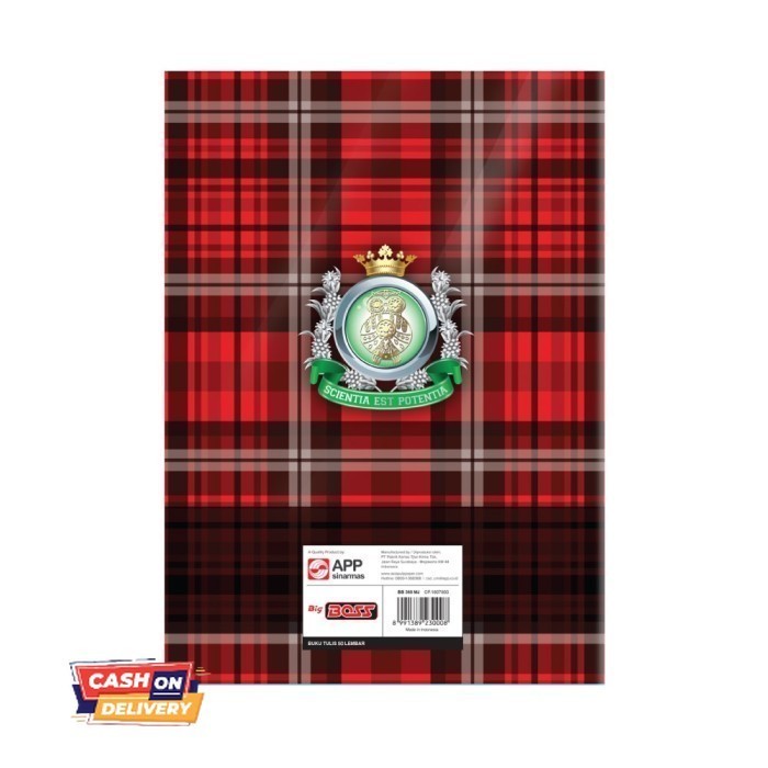 

✨LARIS✨ -Exercise Book Big Boss Campus 250 x 180 mm 50 Lembar