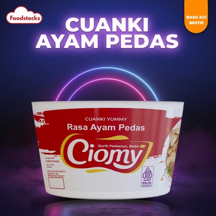 

TERMURAH Ciomy Cuanki Yummy Rasa Ayam Pedas
