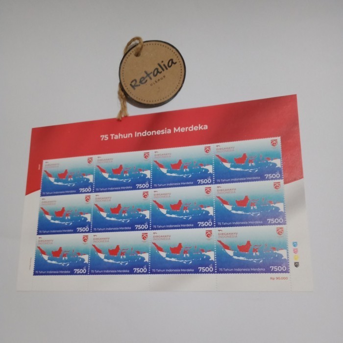 

SALE -Full Sheet Perangko Indonesia Seri 75 Tahun Kemerdekaan Indonesia