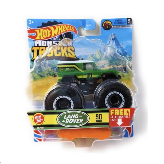 Hot Wheels Monster Trucks  Land Rover Defender 90
