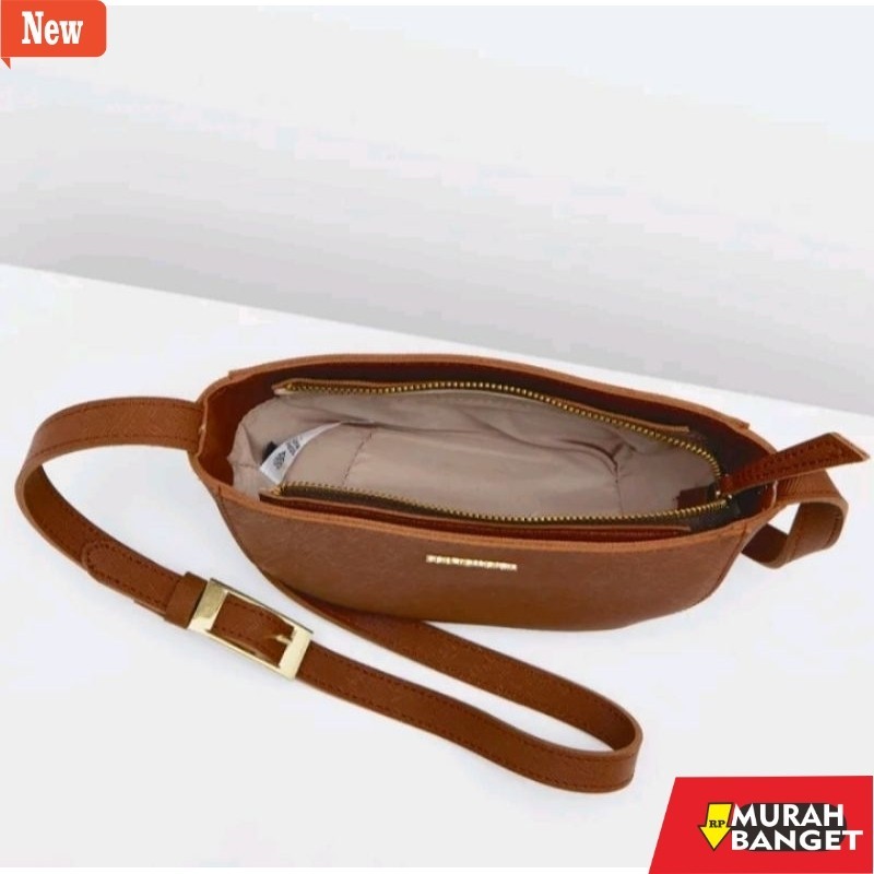 tas selempang wanita shopee haul Sophie Martin Tas Dusseldorf Brown Tas Selempang Wanita