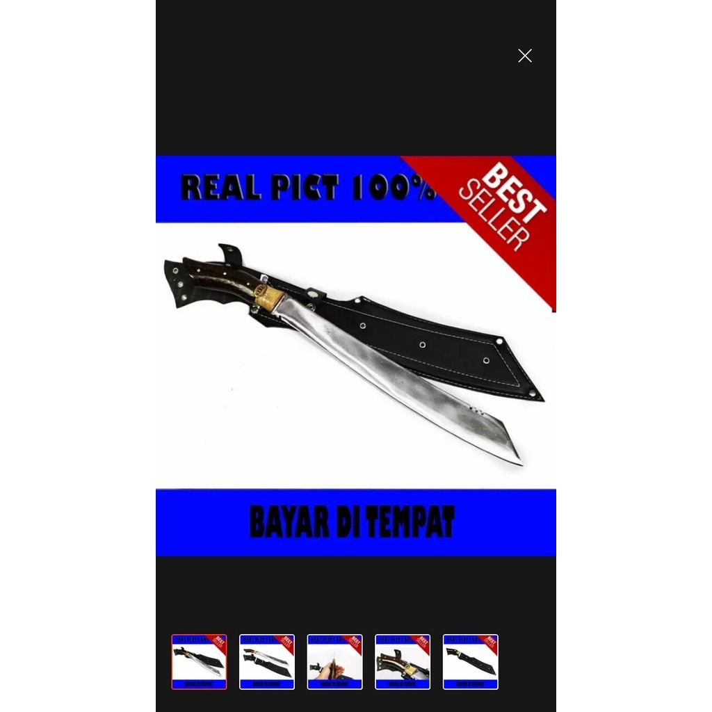 GOLOK BERLADANG PATIMURA BAJA MERSY KALEP HITAM