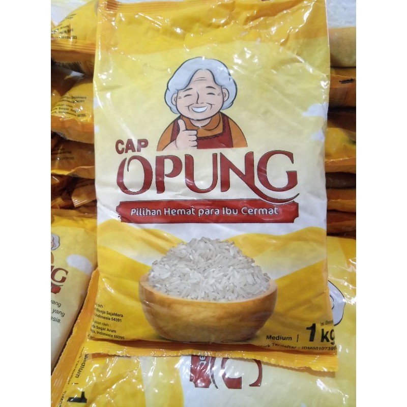 (PROMO) BERAS OPUNG 1KG // BERAS KEMASAN 1KG // BERAS CAP OPUNG