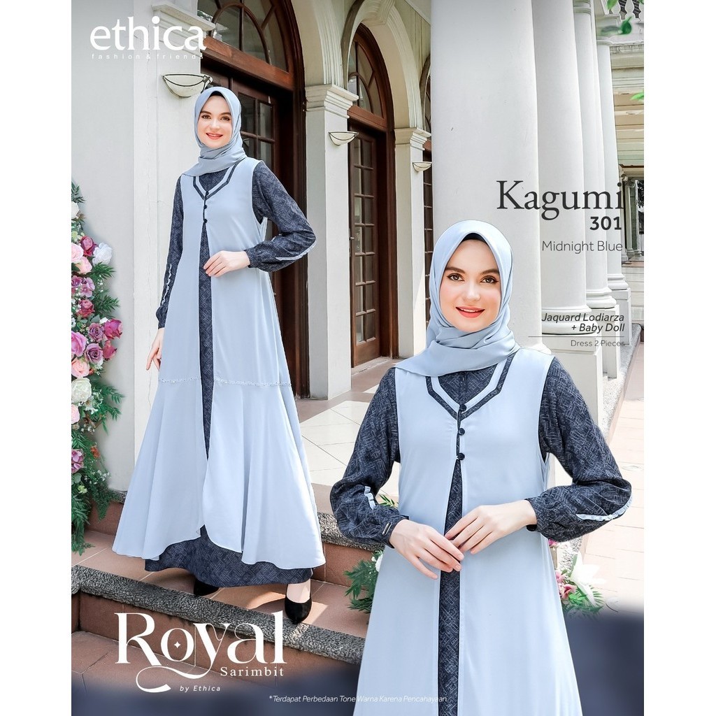 ETHICA Kagumi 301 Gamis Dewasa sarimbit