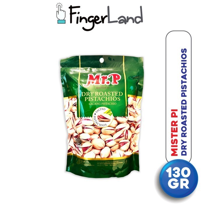 

FO MR. P Dry Roasted Pistachios 130 gram Kacang Pistachio Asin