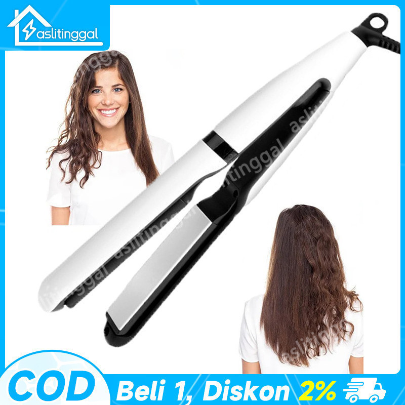 ✨Belat pelurus rambut tampilan LED baru✨Pelurus rambut serbaguna untuk mengeriting dan meluruskan ra