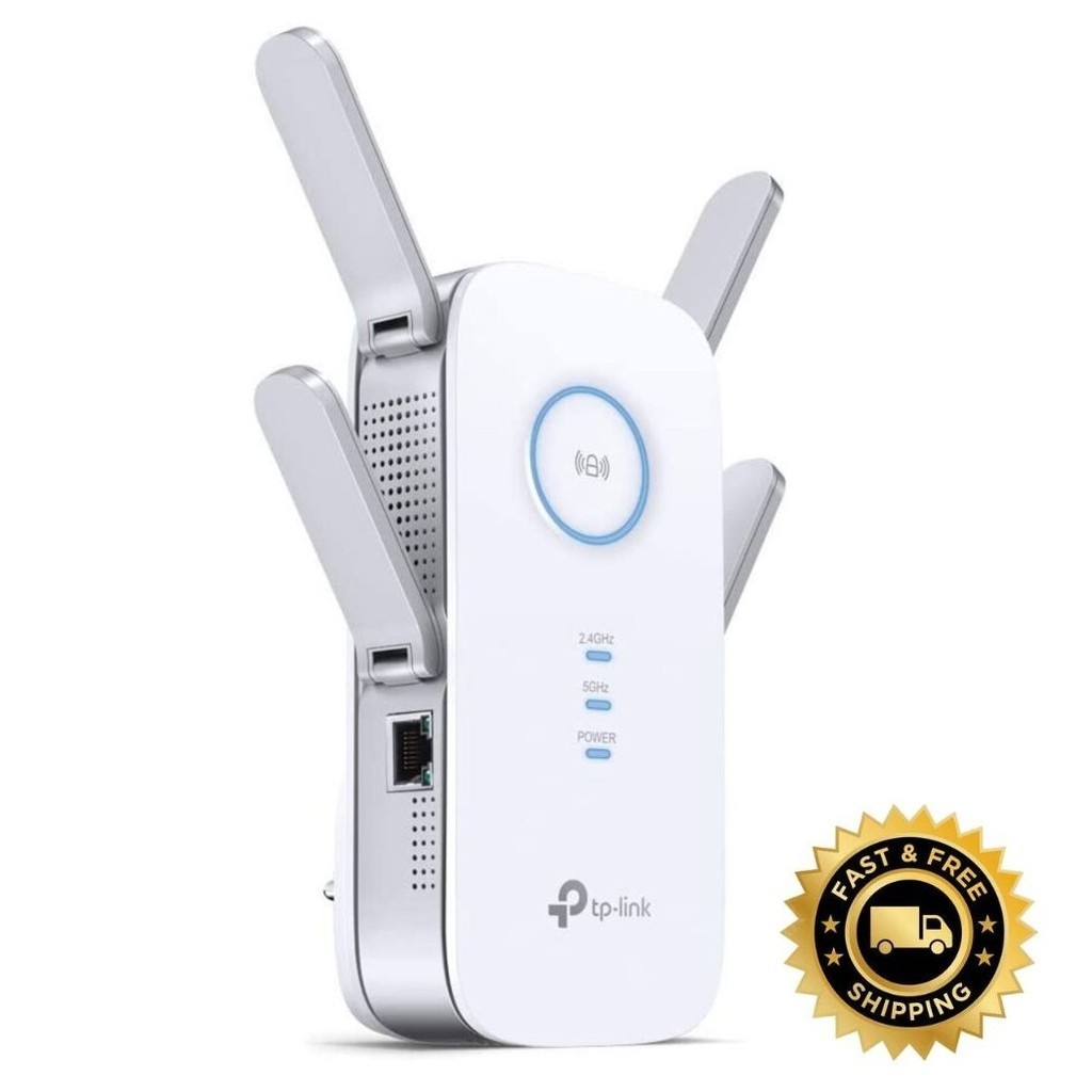 TP-Link AC2600 WiFi Extender RE650 Up to 2600Mbps Dual Band WiFi Range Extender Gigabit Port Interne