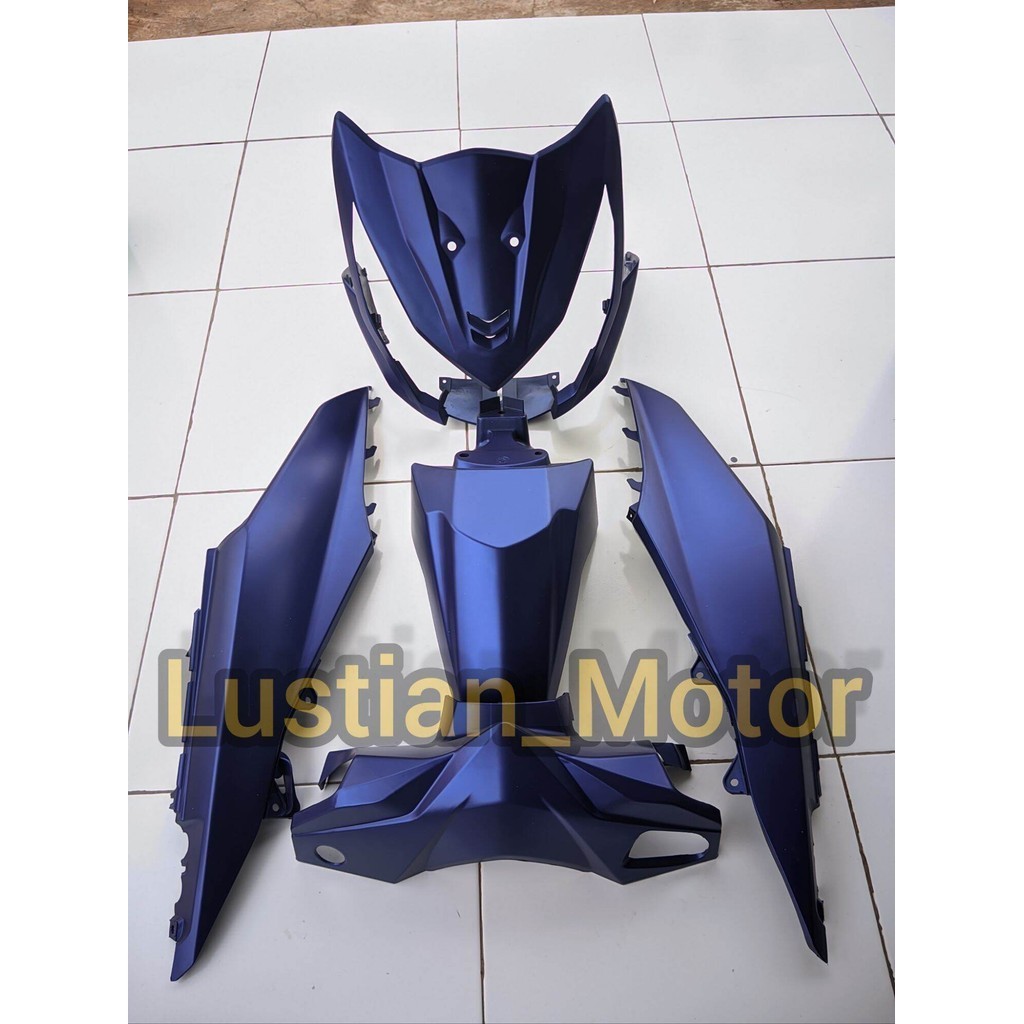 Full set body halus beat fi tahun 2013-2016 costum warna biru mate doff