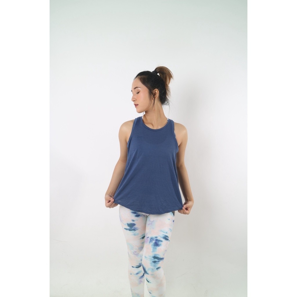 PLVD Tank Top Atasan Kaos Wanita Olahraga Senam Open Back AERO