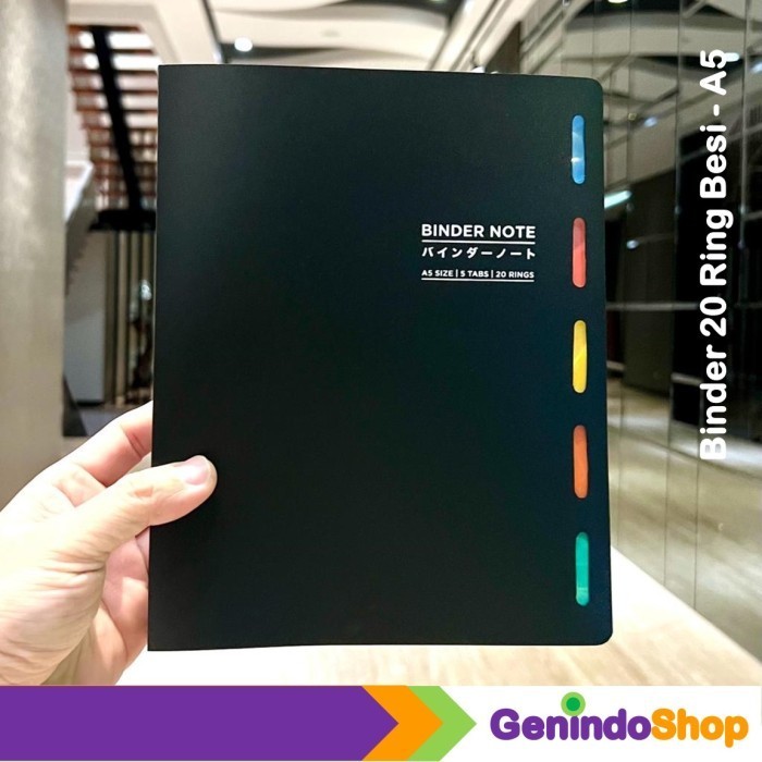 

[KUALITAS TERBAIK] Binder Note A5 Pastel Interxfolder - Hitam