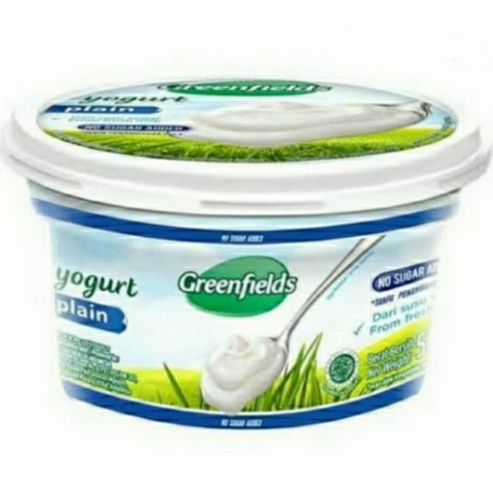 

Greenfields yoghurt plain 500ml original yogurt