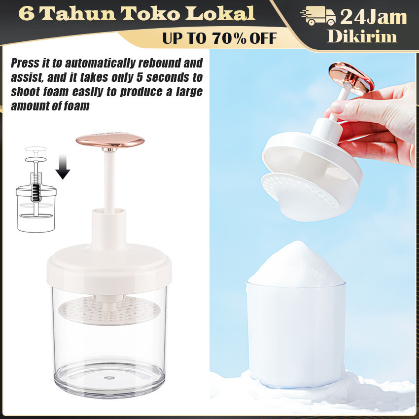 Foam Maker Facial Wash / Alat Pembersih Wajah Busa Sabun / Foam Bottle Travel & Rumah Tangga / Alat 