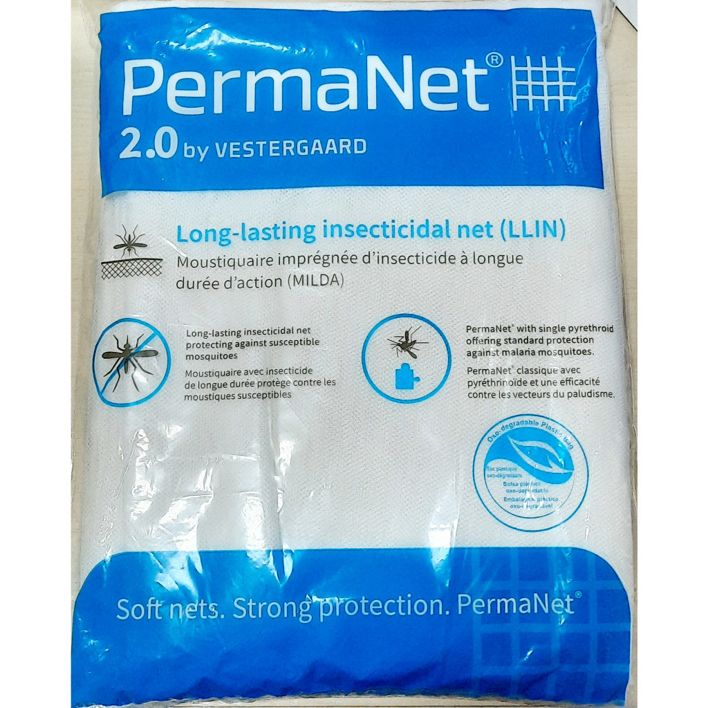 HT54DE22 kelambu tidur anti nyamuk malaria DBD PermaNet 2.0 ukuran 190x180x180