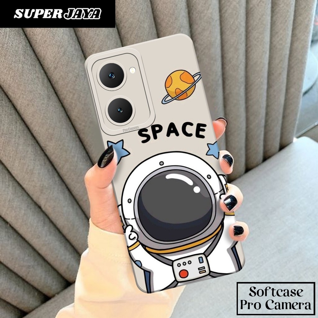 Case Hp Softcase Vivo Y03 2024 Case Hp Vivo Y03 2024 Silikon Hp Vivo Y03 2024 Motif Cartoon Keren - 