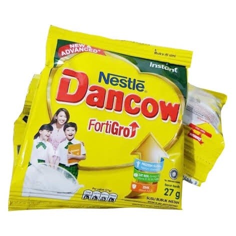 

(VANILLA) Susu Dancow FortiGro Vanilla Saset 26gr Renteng 1 Renceng 10 Sachet