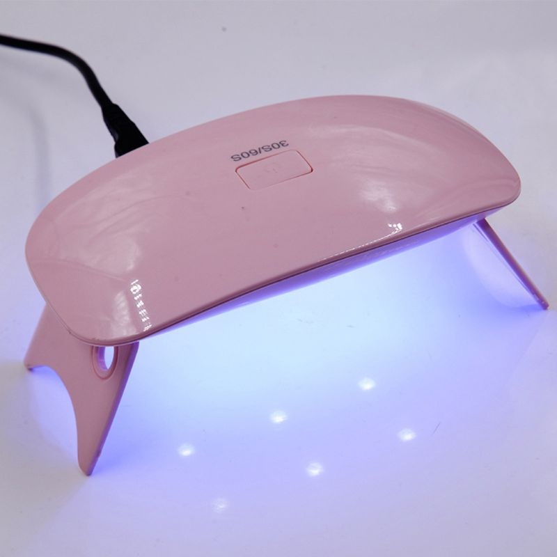 

Portable 6W Mini UV Dryer UV Resin Curing Lamp 30s 60s Timer Nail Art Manicure Gel Dryer USB Charge Jewerly Making Tools