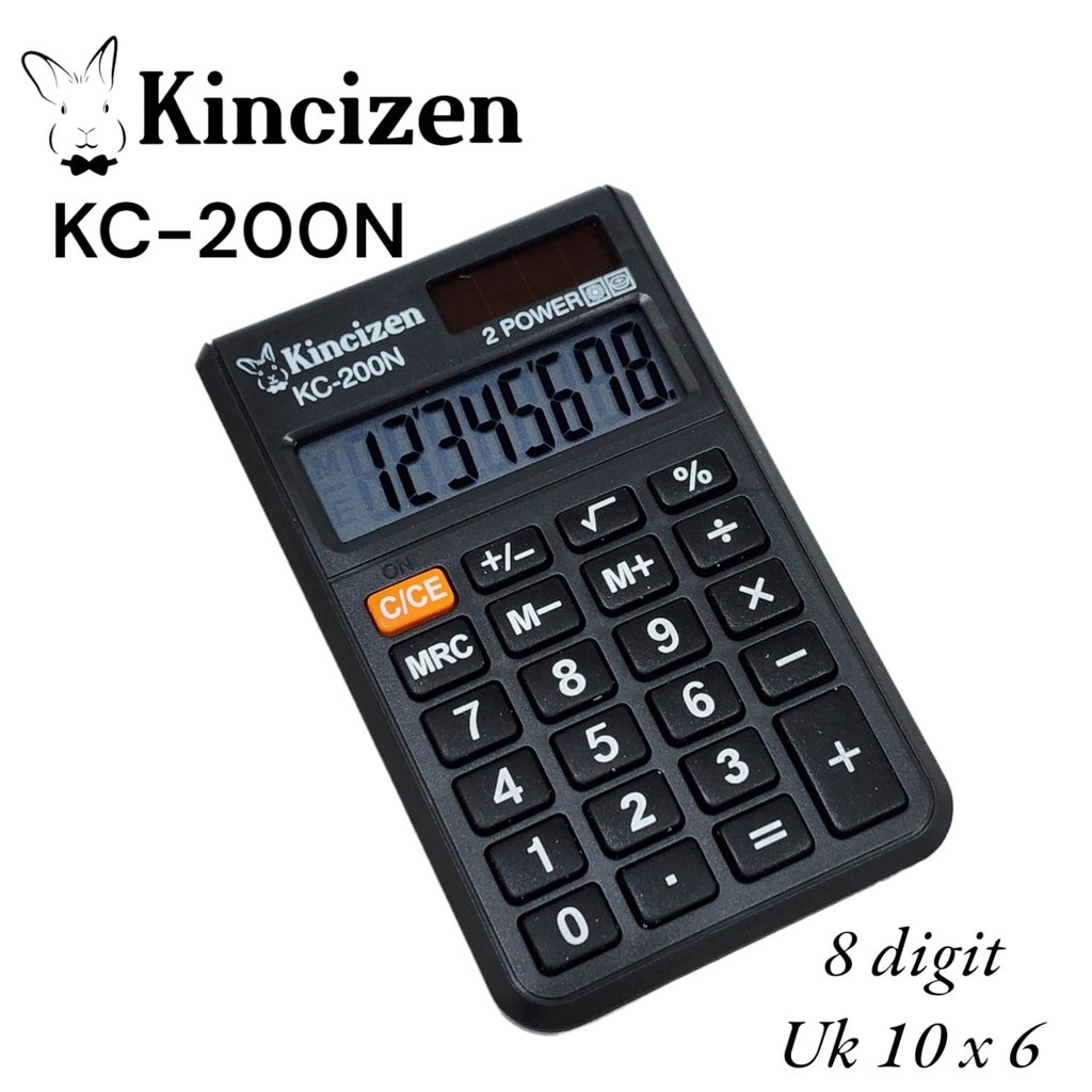 

Kalkulator mini KINCIZEN KC-200N 8 digit - Kalkulator citizen LC-110 LC-210 LC-200N