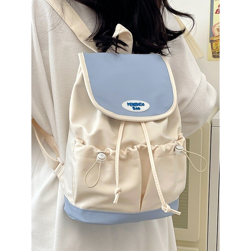 BuzzBag - Tas sekolah aesthetic korean style tas sekolah sma korean style tas ransel laptop