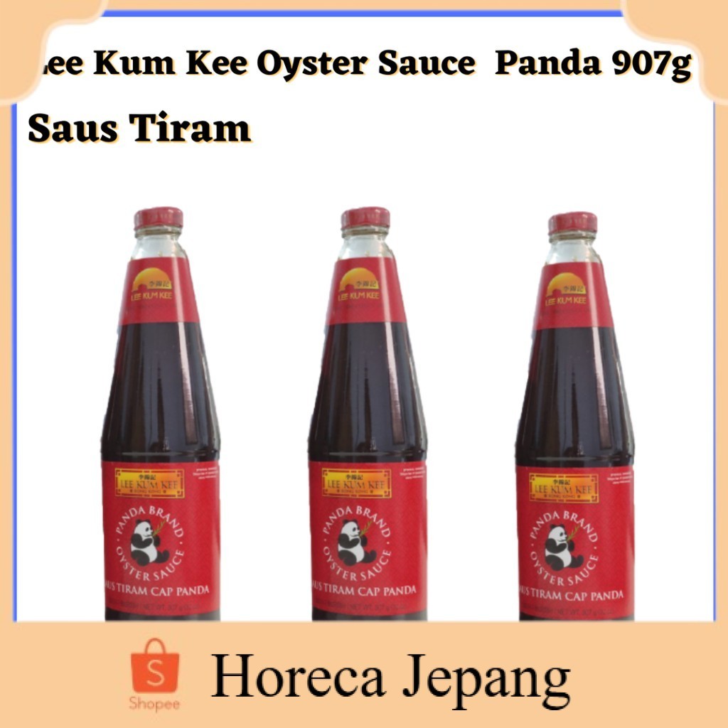 

Saus Tiram Lee Kum Kee Cap Panda / Saos Tiram / Oyster Sauce 907ml