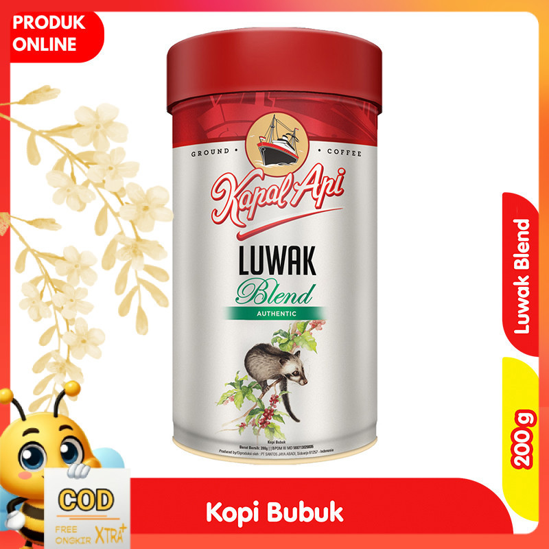 

Kapal Api Kopi Bubuk Luwak Blend 200 g