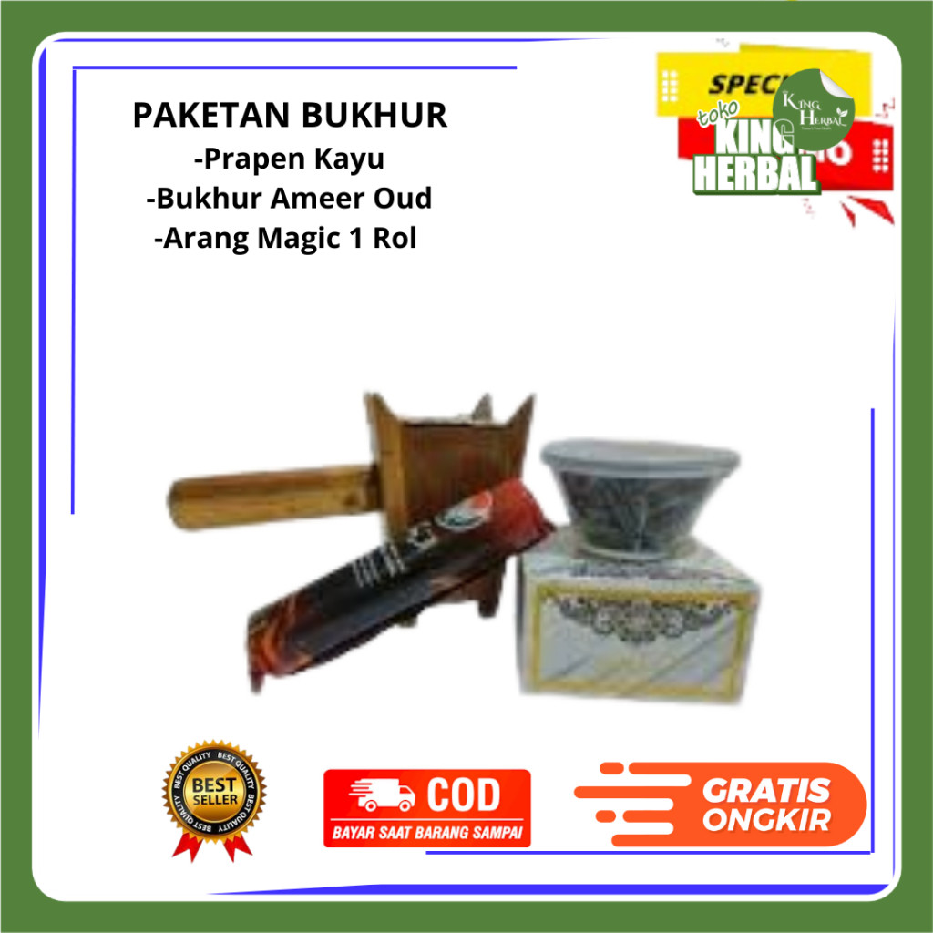 [DISKON] COD Paket Buhur Bukhur Dupa Ameer Al Oud Feresh | Paketan Lengkap Buhur Set Buhur Ameer Al 