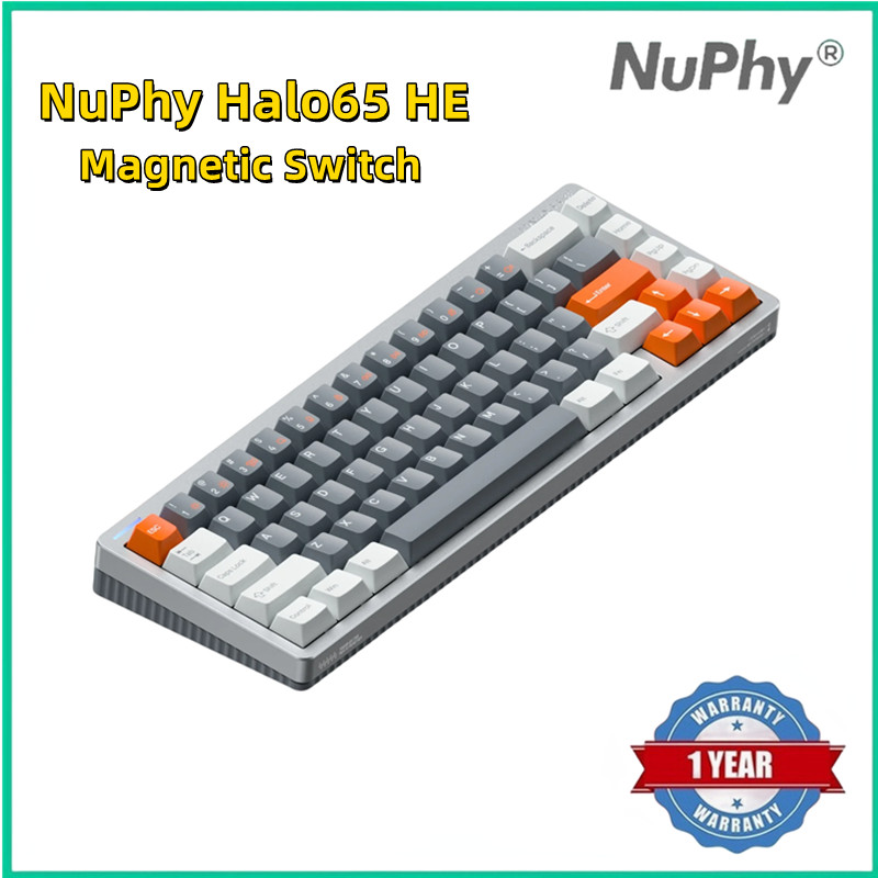

NuPhy Halo65 HE Magnetic Switch Keyboard Gaming Hot Swappable