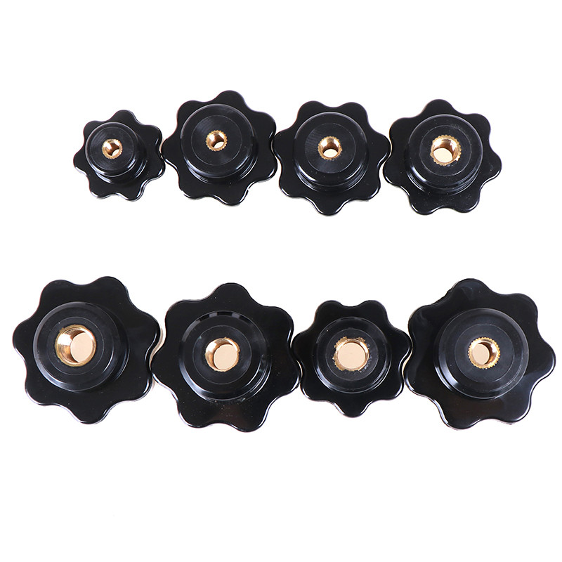 

M5/M6/M8/M10/M12 Female Thread Seven Star Shaped Head Clamping Nuts Knob