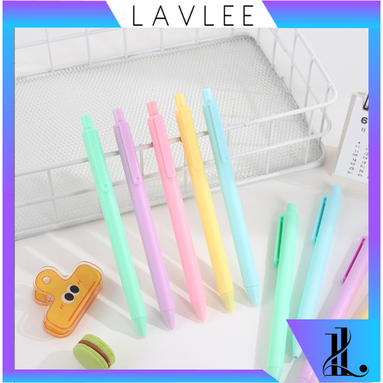 

Lavlee S5721 Pena Cetekan Macaroon / Alat Tulis Sekolah Kantor / Pena Warna Warni Bolpoint Polos Tinta Hitam Murah Import