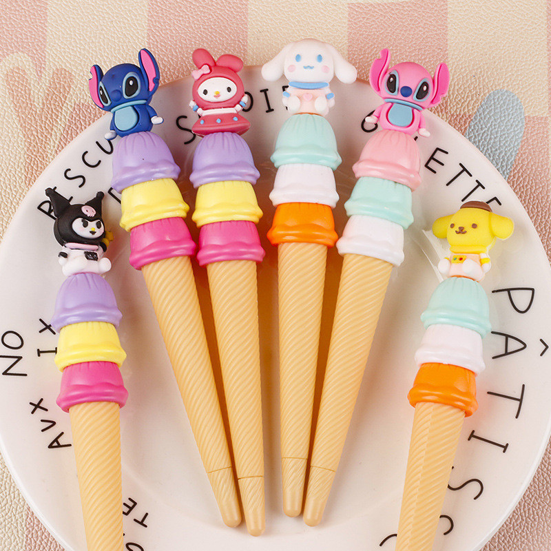 

HYPE N FANCY PULPEN PENA BOLPEN GEL KARAKTER ICE CREAM CONE SANRIO 4 PCS /12 PCS SELUSIN TERMURAH ALAT TULIS KANTOR ATK FANCY